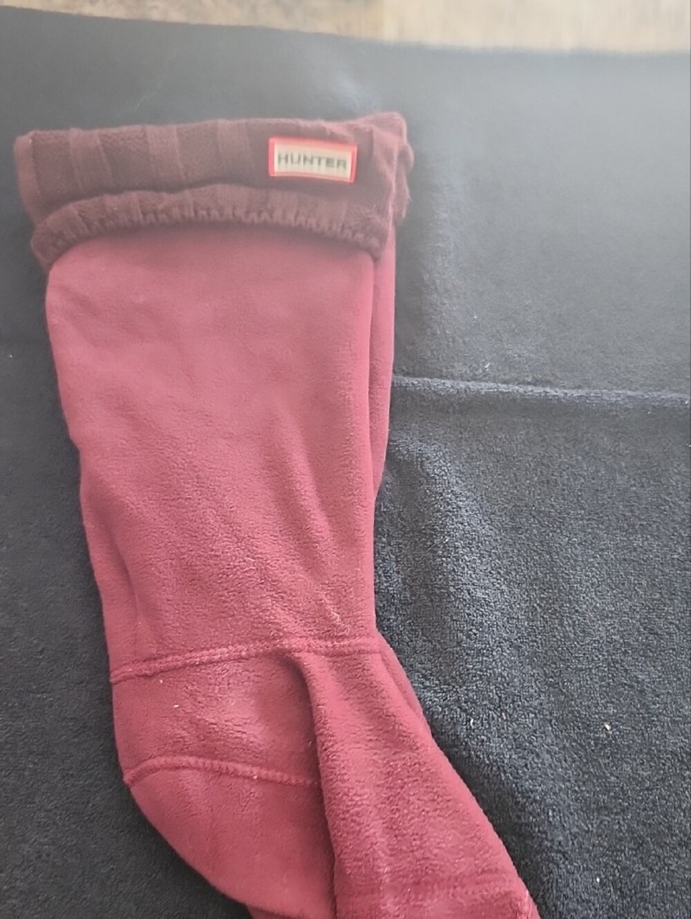 Hunter Women's Wine Burgundy Socks - Picture 4 of 4